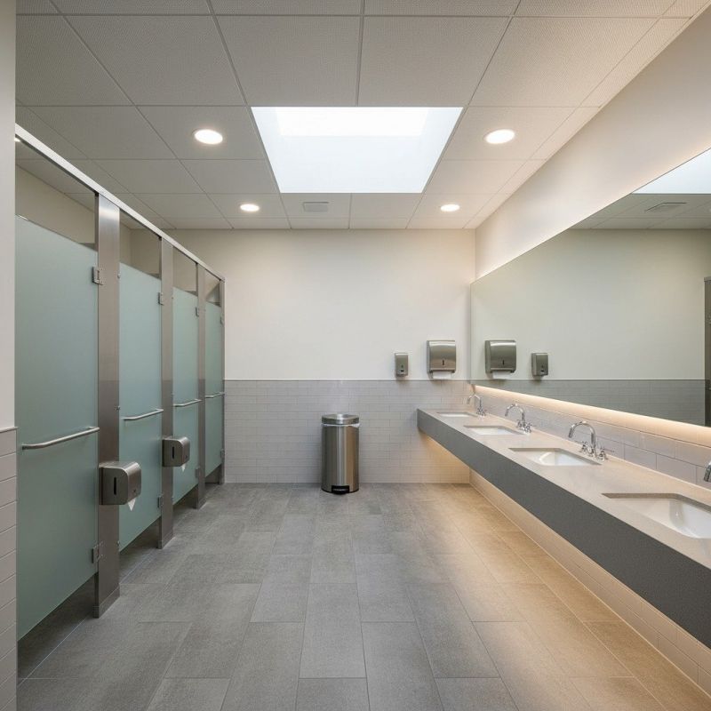 Industrial Bathroom Renovation in Arvada, CO